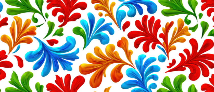 seamless pattern with flowers
