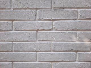 white brick wall texture background