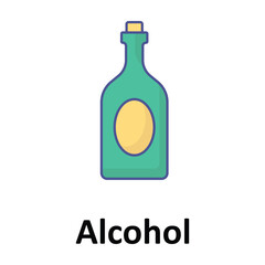 Alcohol Vector icon which can easily modify or edit