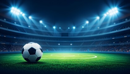 Dynamic Soccer Championship Abstract Background Vector Illustration for Sports Event Design