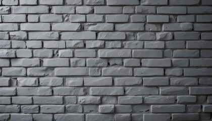 Fototapeta premium Gray Brick Wall Background with Industrial Texture for Modern Architectural Design Projects