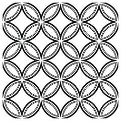 Fototapeta premium Geometric Floral Illusion Editable EPS for Architecture and Branding