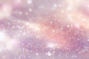 Sparkling Abstract Background with Pink Glitter and Bokeh Light Effects.