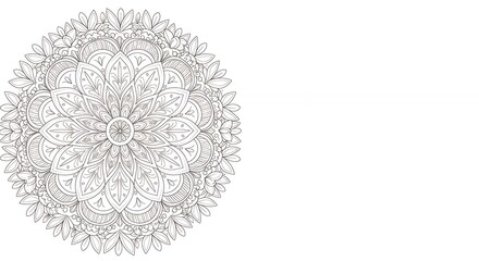 Ornamental mandala design