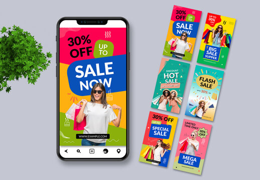 Fashion Social Media Kit Stories Template Layout