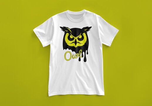 Owl T Shirt Design Vector Illustration
