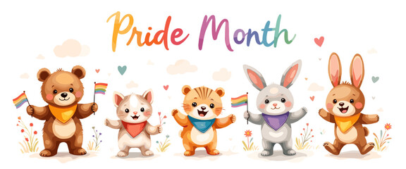 Obraz premium happy pride month, happy pride, pride month, pride flag, happy pride flag, pride month flag, happy pride month, gay pride month, lgbt, happy pride, pride flag, month flag, flag pride, gay, national pr