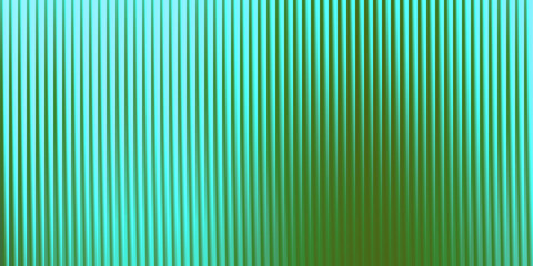 Obraz premium Vertical Corrugated Texture Gradient Teal to Green