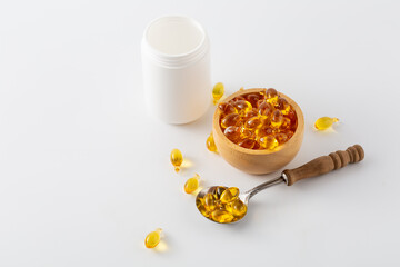 Stylish Presentation of Nutritional Supplements in Natural Setting