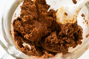 Chocolate Gingerbread Cookie Dough for Holiday Baking