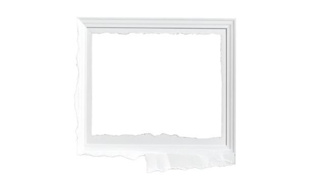Marco fotográfico realista con textura de papel rasgado en los bordes, como si la foto estuviera rota a mano. El papel debe tener un aspecto fibroso, con sombras suaves en los bordes para dar volumen. - Powered by Adobe