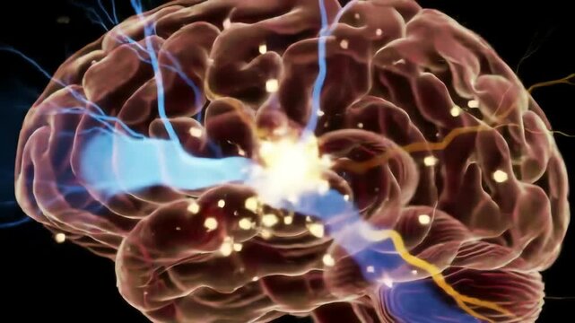 The adolescent brain&rsquo;s reward system glows bright, bursts of dopamine visualized as neon sparks, showing heightened emotional and risk-taking states