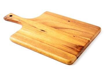 Natural Wooden Cutting Board with Handle for Kitchen and Cooking