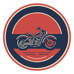 PNG Motorcycle garage logo vehicle badge sign.