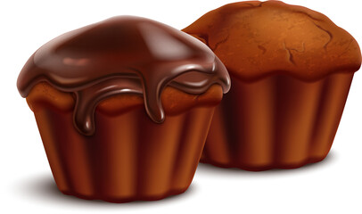 vector illustration of bakery sweet