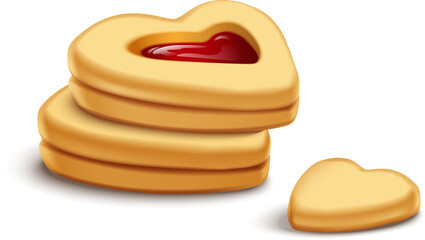 vector illustration of bakery sweet