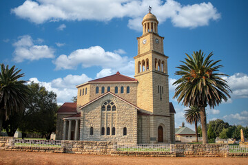 The Dutch Reformed Church in Wolmaransstad , North West Province, South Africa is a historic...