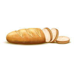 vector illustration of bread