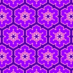 seamless snowflake pattern