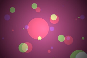 abstract background with balloons