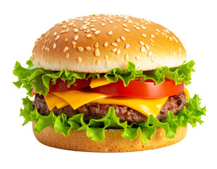 Cheeseburger transparent background