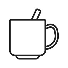 Hot Cider Mug icon vector image. Suitable for mobile apps, web apps and print media.