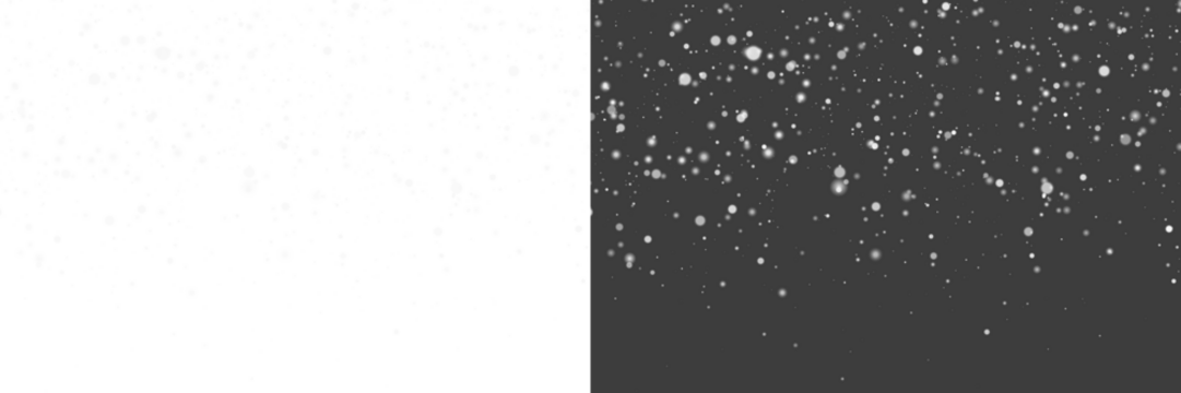PNG Falling Snowflakes Overlay, Realistic Snowfall Effect on Transparent Background