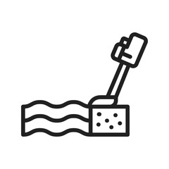 Ocean Cleaning Robot icon vector image. Suitable for mobile apps, web apps and print media.