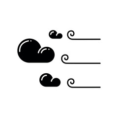 windy icon vector design template elegant style