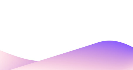 Wavy abstract gradient background vector illustration. Horizontal banner with fluid border and empty space