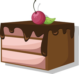 vector illustration of bakery sweet