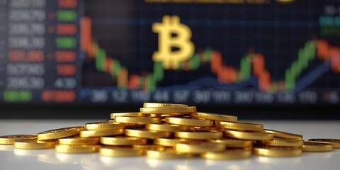 Analyzing bitcoin trends financial market insights global economy digital currency investment strategies data visualization