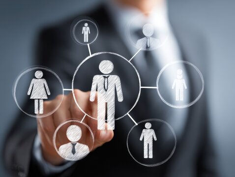 Human Resource (HR) managing and organizing the good prople an organization, hiring and firing employee, training and development