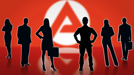 Arbeitnehmer auf Jobsuche - Jobcenter vor Herausforderung