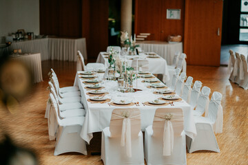 Hochzeitsdekoration Gedeckter Tisch