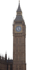 Obraz premium big ben london uk isolated on transparent background