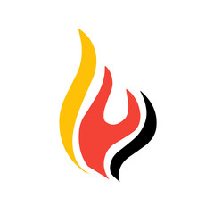 fire logo icon variations