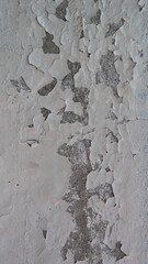 Peeling paint on old wall texture background