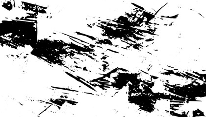Obraz premium Grunge intertwined texture, threads, lines, wire, veins, monochrome. Grunge old detailed black white texture. Vector background 