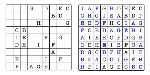  Sudoku Game Board and Answer Key