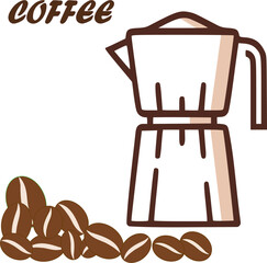 Elegant Coffee Logo – Jug with Handle Icon