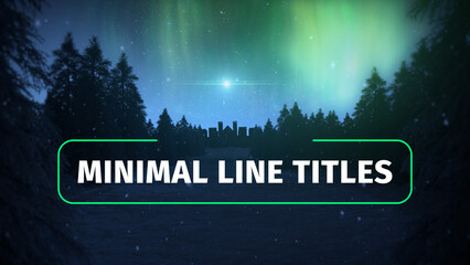 Elegant Minimal Line Titles_Vol.02