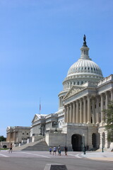 Obraz premium Iconic US Monuments on Sunny Day