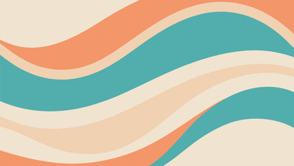 Abstract Background With Flowing Waves In Pastel Colors curves
