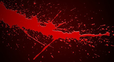 Red paint splatter background design element