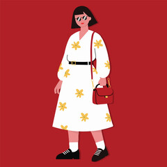 Women Fashion modern-flat-illustration