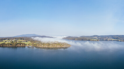 Aerial View of Wagonga Inlet in Australia