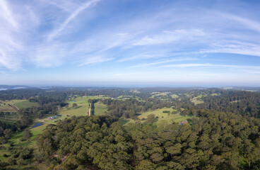 Fototapeta premium Gulaga National Park Aerial View in Australia