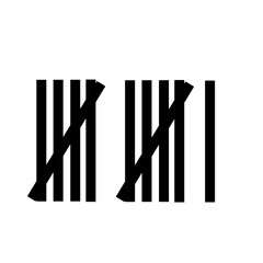 Illustration of calculation sign 