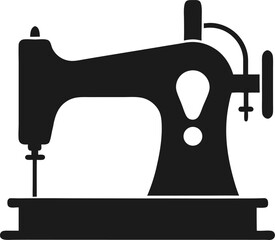 vintage sewing machine isolated